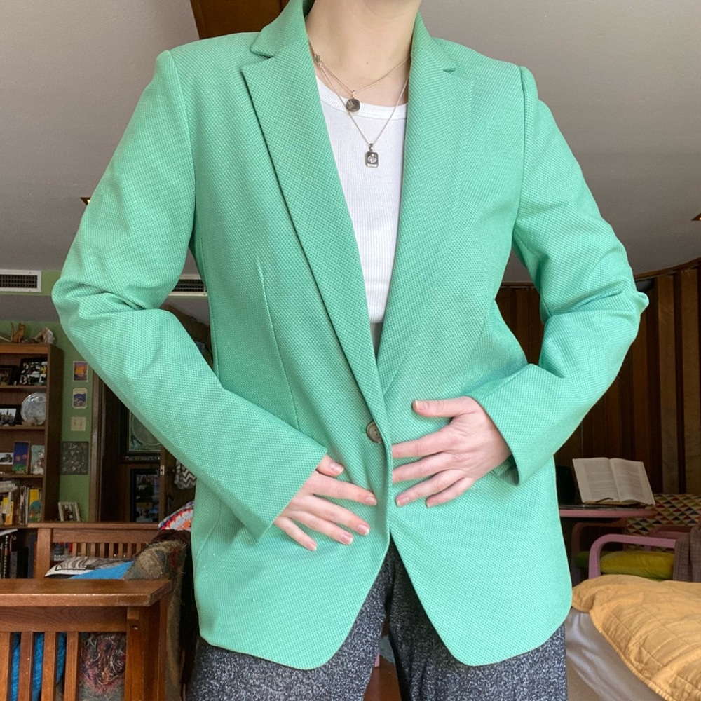 NEW Green Ann Taylor Blazer